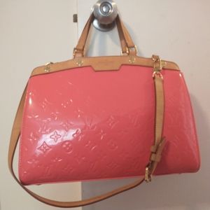 Authentic pink Louis Vuitton Brea bag